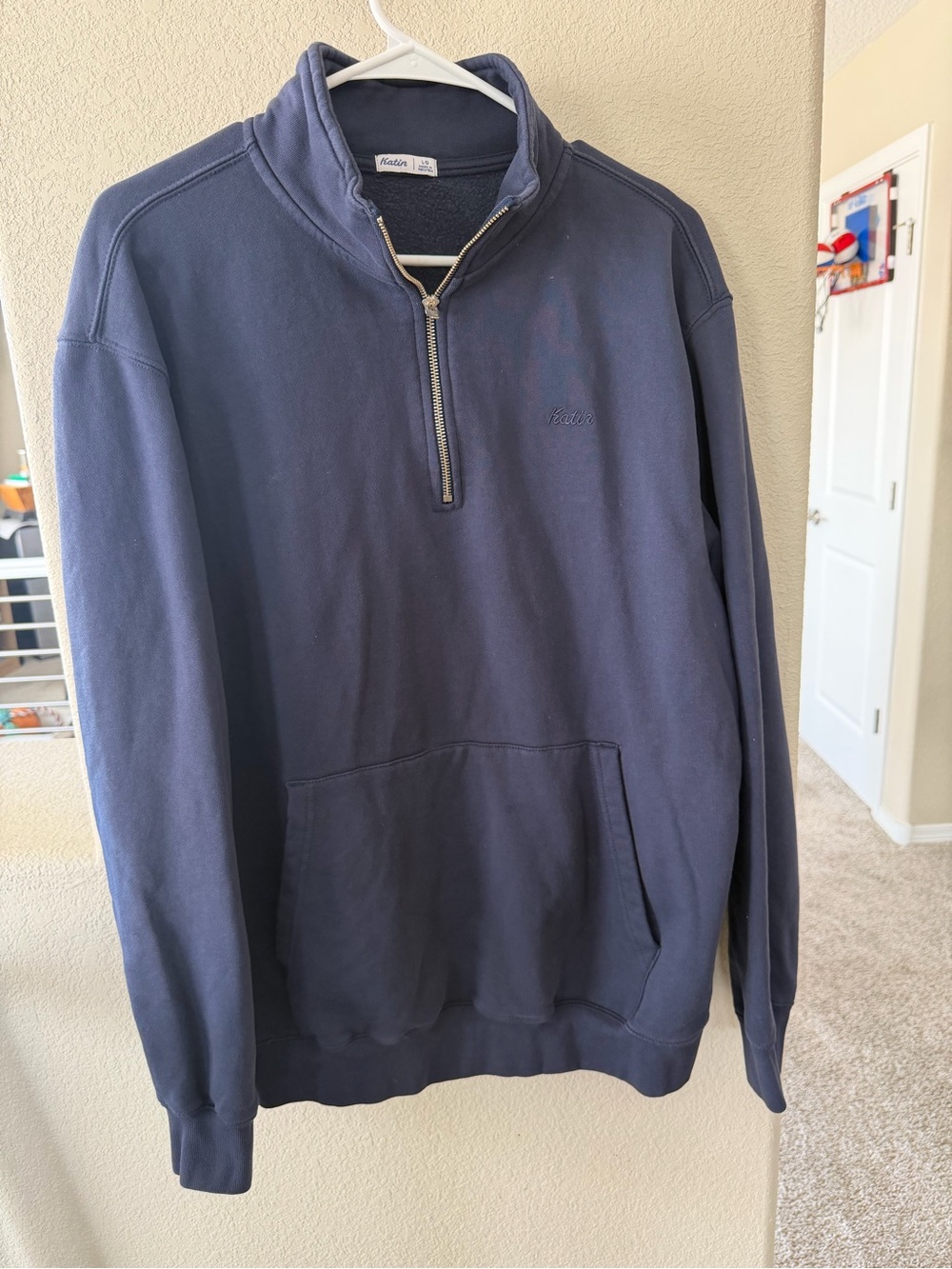 Katin Navy Blue Quarter-Zip Sweater Pullover